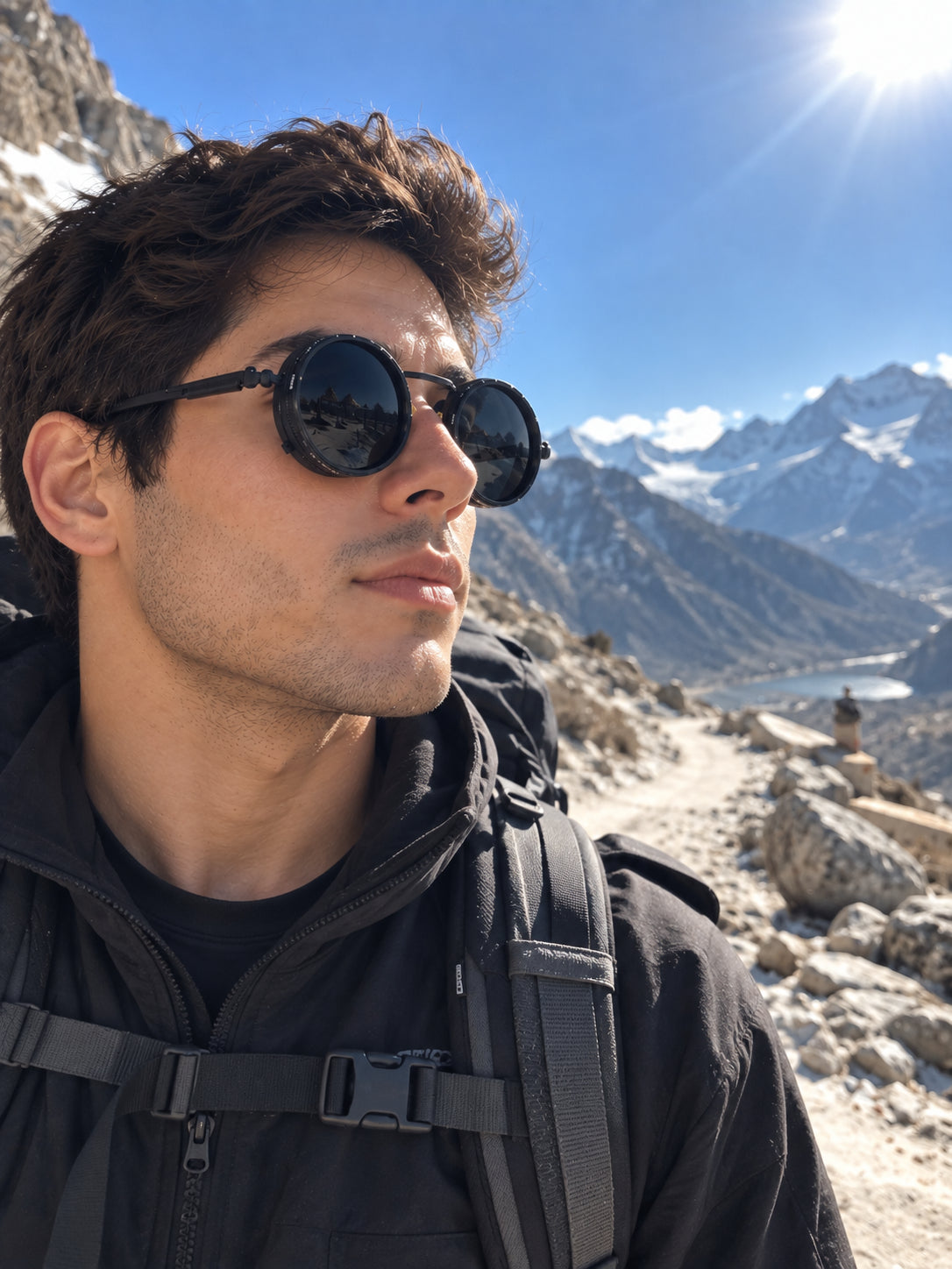 On the mountain