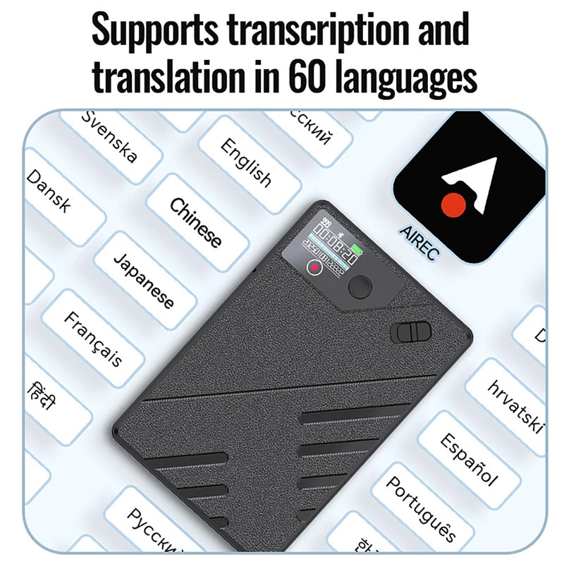 AI Voice Recorder GPT Intelligence APP Control Audio Mind Map Real Time Transcription/Summary/Translation Phone Calls Recording