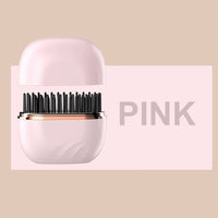 Mini Hair Straightening Comb Wireless Charging Portable Multifunctional Hair Care Not Hurt Hair Styling Comb Hair Straightener
