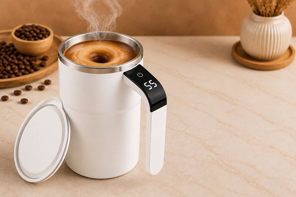Electric self-stirring mug - hero