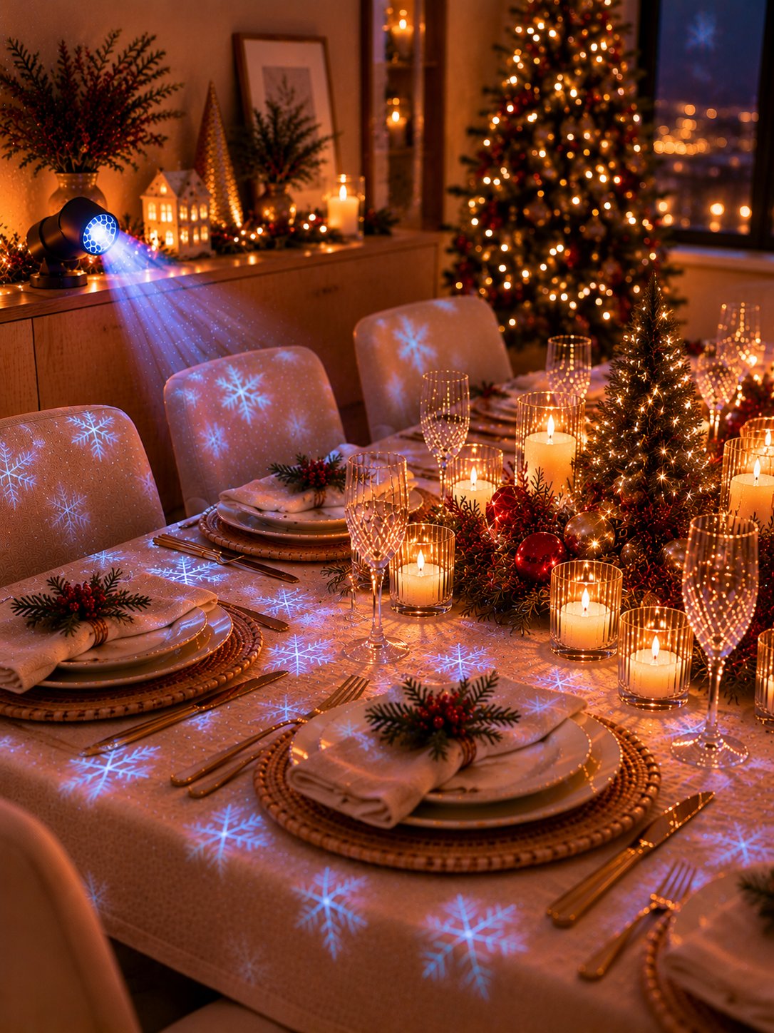 En la mesa de Navidad